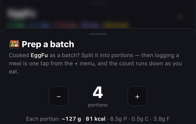 Prep a batch sheet